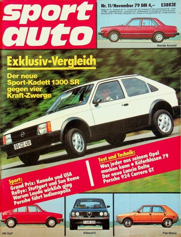Deckblatt Sport Auto (11/1979)
